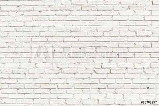 Picture of White brick wall background